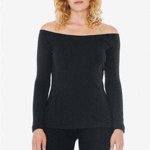 ⭐ American Apparel Carmen Off Shoulder Top